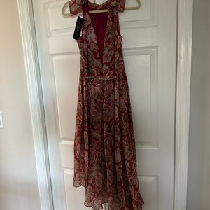 Halter Papillon dress with collar. Never been worn. Size Mediumm
